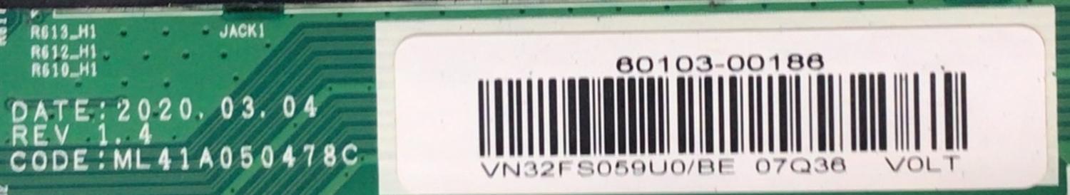 MAIN FUENTE (COMBO) PARA TV SAMSUNG / NUMERO DE PARTE 60103-00186 ML41A050478C / ML41A050478A / VN32FS059U0 / VN32FS059U / PANEL BOEI320WU1-H / DISPLAY HV320FHB-N10 / MODELO UN32M5300 / UN32M5300AFXZA BZ01 - Imagen 2